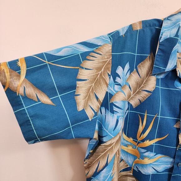 Vintage Waikiki Holiday Hawaiian print short sleeve button up shirt mens size XL - Picture 8 of 10